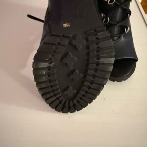 INC International Concepts Black Heeled Boots